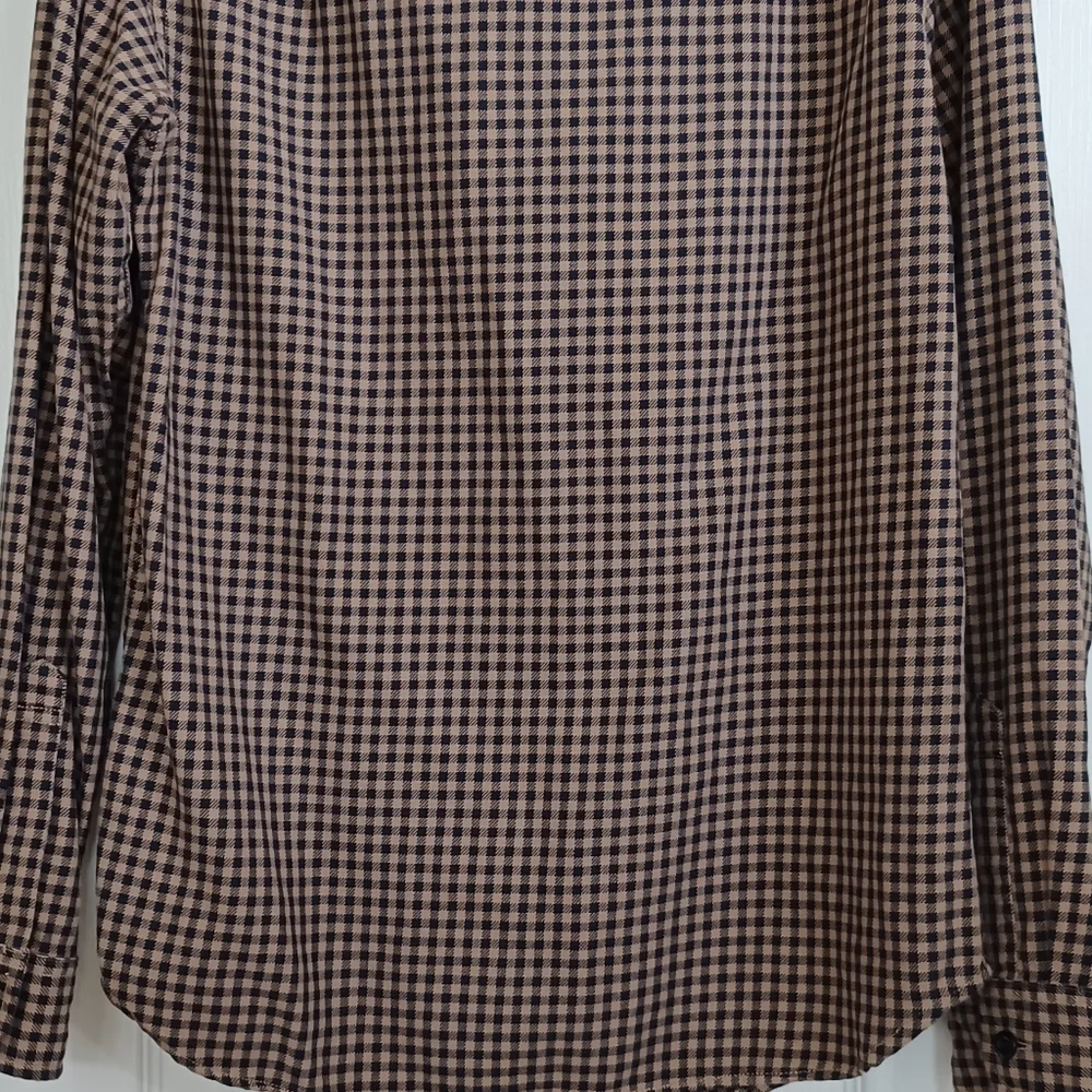 J Crew Flannel (Navy/Tan)!